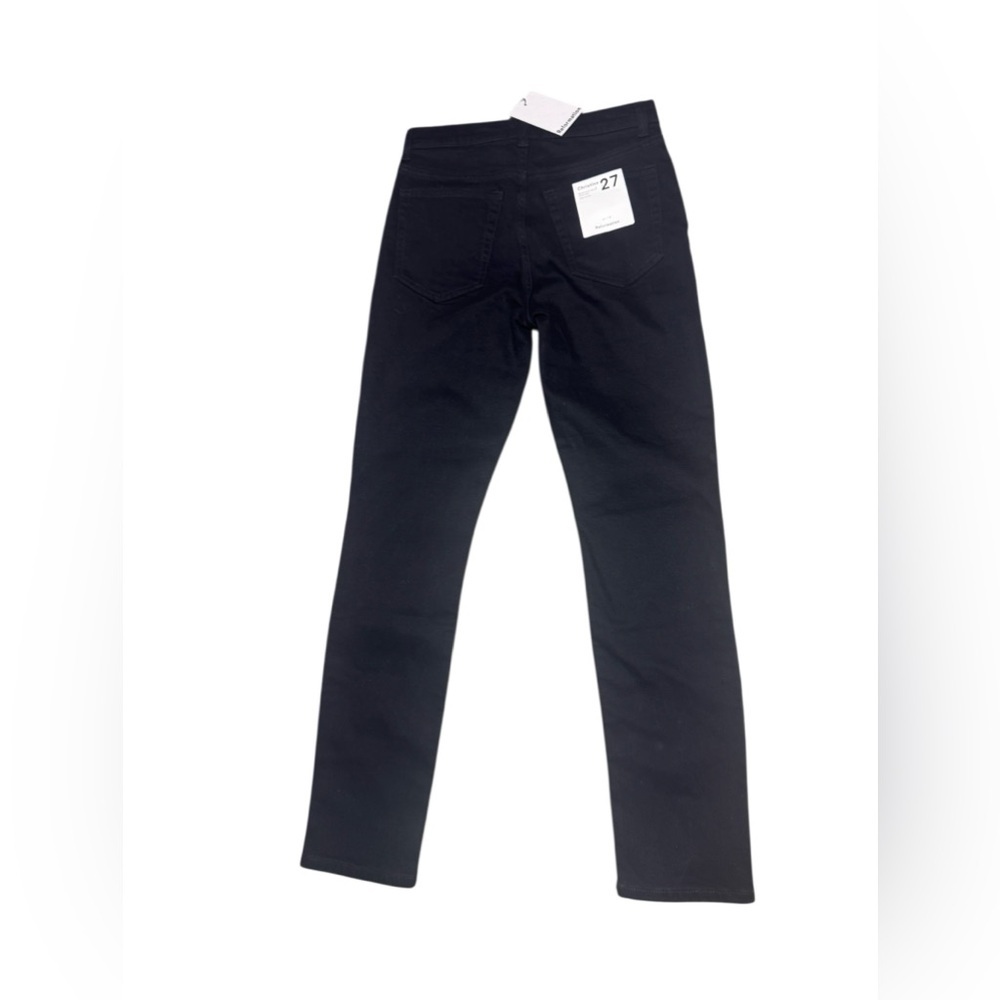 NWT Reformation Christina Mid Rise Super Stretch Black Skinny Jeans Size 27 - Picture 2 of 7